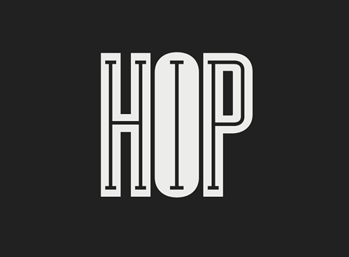 Logo Tipográfico Sintético: O cómo decir HIP HOP en una sola sílaba