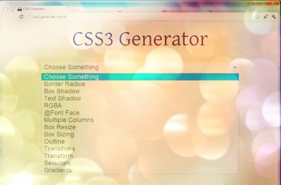 Generador online de código CSS 3 válido para todos los navegadores